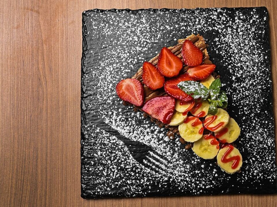Crêpe banane fraise Nutella