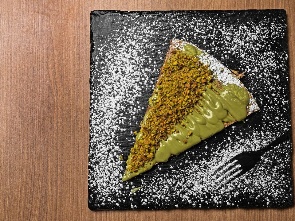 Crêpe croustillante pistache